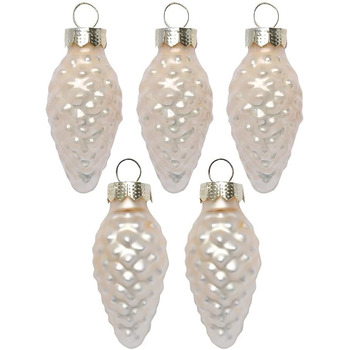 Чарівні міні-різдвяні кульки у формі шишок 12 шт Inge-glas