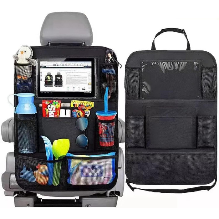 Організатор для захисту спинки автомобіля Newaner з підтримкою декількох кишень, великий органайзер для заднього сидіння автомобіл