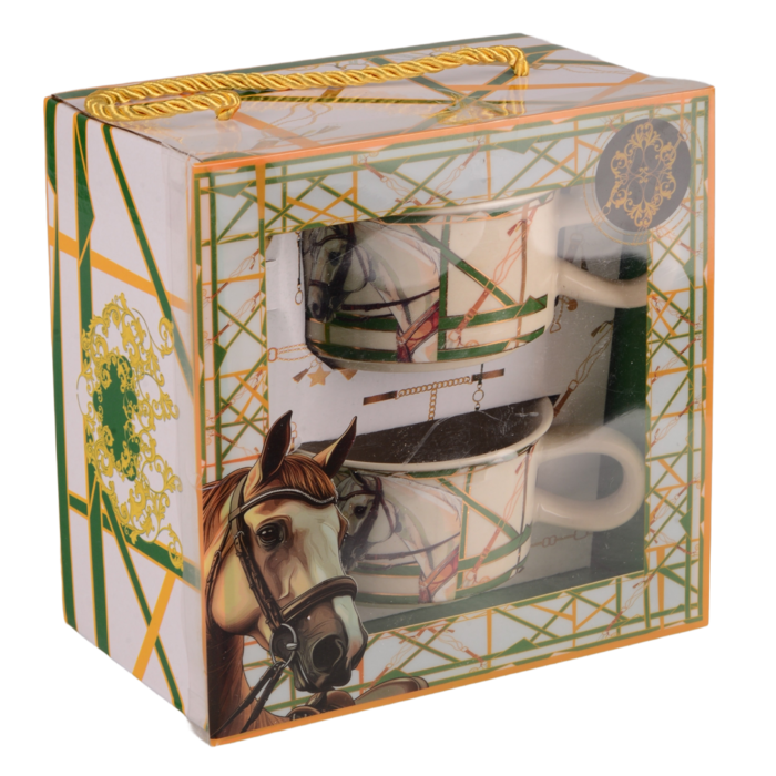 Набір чашок LED Horses, 2х220 мл (7133154)