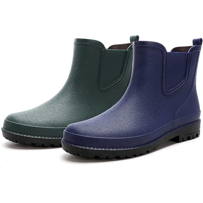 Чоловічі гумові гумові чоботи для саду, зелені, розмір 40 2/3 EU