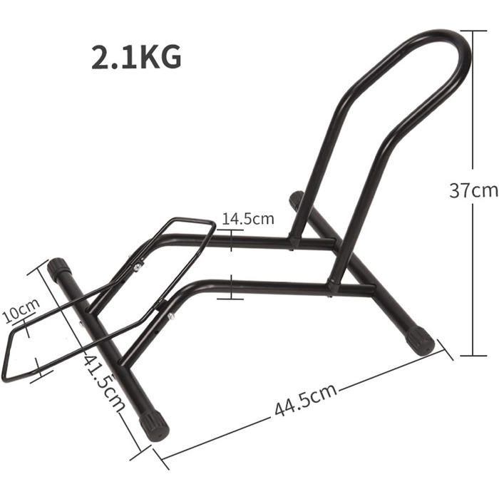 Окремо стояча велосипедна підставка Izrielar підлога, стійка для паркування велосипедів від 16 до 29 дюймів, для всіх передніх або задніх коліс, гірський велосипед шосейний велосипед, ука