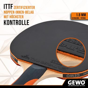 Тенісна бита GEWO Player — професійний вибір для атакуючих гравців