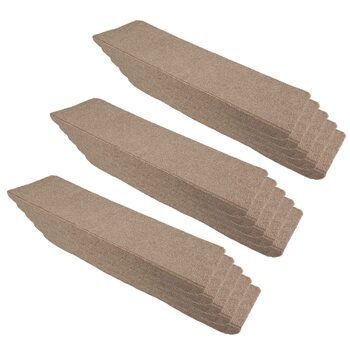 Захисних накладок на сходи, нековзні та самоклеючі килимки для сходів для внутрішнього використання, натуральні, килимок для сходів, сходи, сходова проступь, нековзні, сходи (15 шт. (65 x 25 см, коричневі)) 65 x 25 см (15 коричневих), 15 шт.