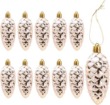 Набір із 10 шишок для ялинки DAHI