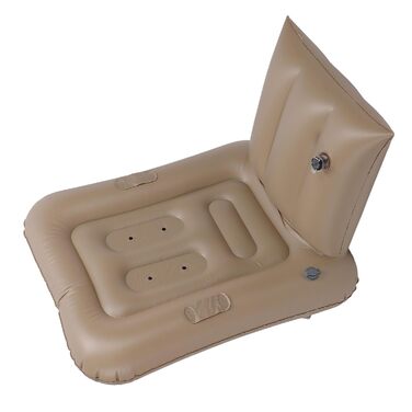 Портативний надувний автомобільний матрац Zerodis Mattresses з ременем безпеки в комплекті, 84 x 63 x 81 см для дому, кемпінгу, подорожей, дитячого дорожнього ліжка