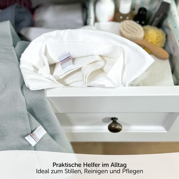 Серветки зірочки - упаковка 3, 80x80 см - м'які серветки для відрижки дитини з 100 бавовни - перевірені на вміст шкідливих речовин