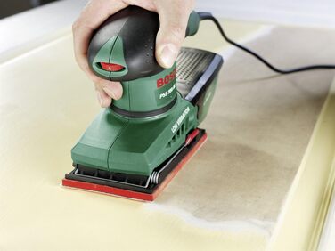 Дім і сад Bosch PSS 250 AE шліфувальна машина (250 Вт, коливальний контур 2 мм, шліфувальна поверхня 167 см2, в кейсі) PSS 250 AE