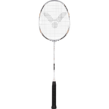 Бадмінтонна ракетка VICTOR Atomos, карбонова, 90 г, сріблясто-біла