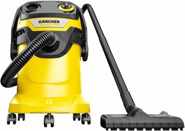 Пилосос для сухого та вологого прибирання Krcher WD 5 V-25/5/22, функція видування, потужність 1100 Вт, пластиковий контейнер 25 л