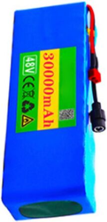 Літій-іонний акумулятор для електровелосипеда 48V 30Ah Акумуляторний блок 13S3P, вбудований BMS, ПВХ акумулятор із зарядним пристроєм BMS XT60/T штекер T-подібний штекер 48V 36Ah