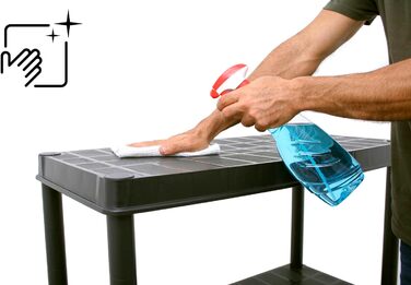 Посилений стелаж Kreher XXL, вантажопідйомністю до 300 кг, шириною 1,20 м та 60 кг на полицю