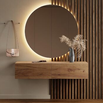 Меблі для передпокою Planetmbel Шафа для одягу Шафа для одягу Підвісна шафа 140 см золотий дуб, компактна шафа з дверцятами як міс