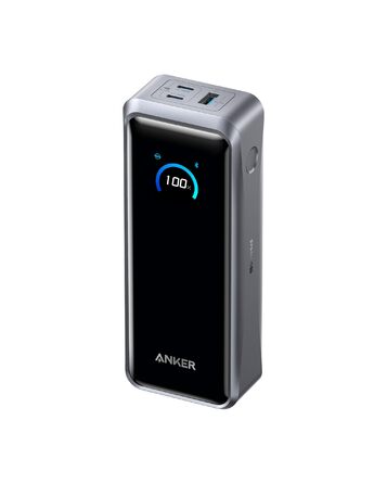 Портативний зарядний пристрій Anker Prime Power Bank, 26250 мАг, з 3 портами та вихідною потужністю 300 Вт, двонаправлена зарядка, схвалено TSA, керування за допомогою застосунку, для MacBook, iPhone серії 17/16 та інших (без зарядної бази) 26250 мАг 300 