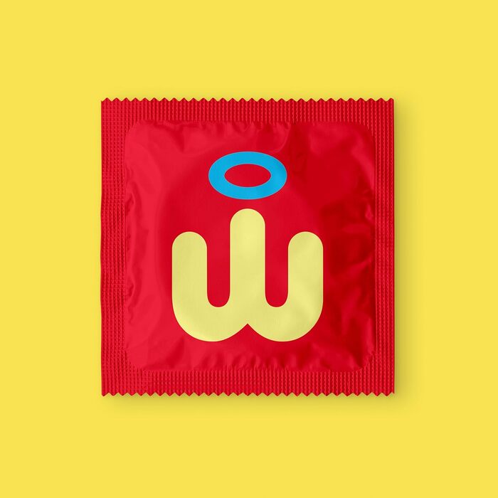 Ультратонкі презервативи Wingman нового покоління з інноваційною кліпсою, упаковка з 24 шт.