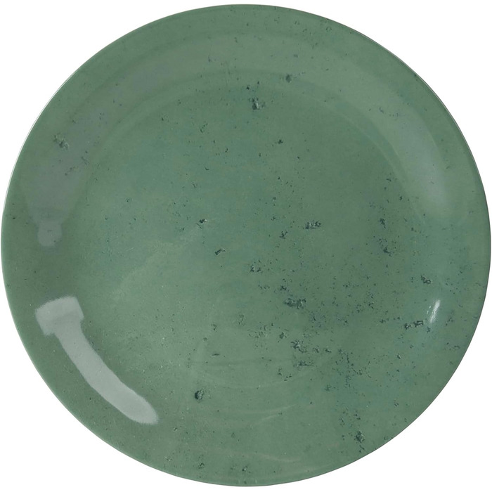 Набір посуду для кемпінгу Bo-Camp з меламіну, 16 шт., зелений, з можливістю вибору тарілок та чашок.