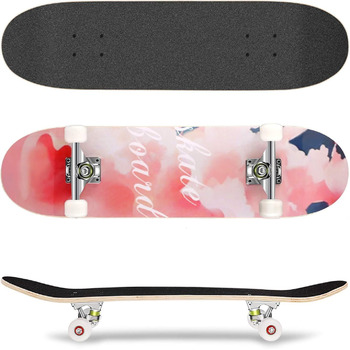 Скейтборд 31" Pro Classic 7-шаровий канадський клен ABEC-7 85A – повний компліт для початківців та профі, яскравий принт