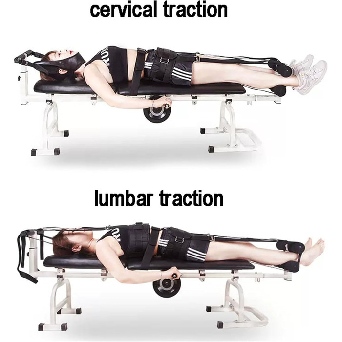 Пристрій для розтягування тягового ліжка шийного відділу хребта, стіл для розтягування поперекового відділу хребта, масажні столи для витягування, портативний пристрій для розтягування поперекового відділу, шириною 38 см