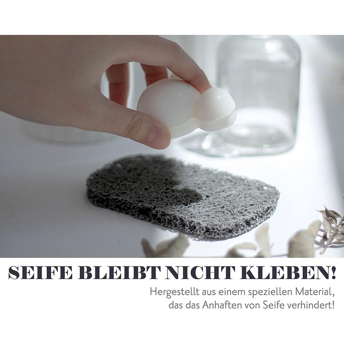 Тримач для мила myHomeBody подушечки для підняття мила для мильниці багатотканий, ефективний тримач для мила для душу набір з 6 пр