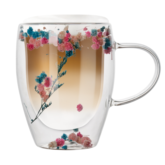 Чашка з подвійною стінкою Ringel Guten Morgen Blume, 350 мл (7067150)