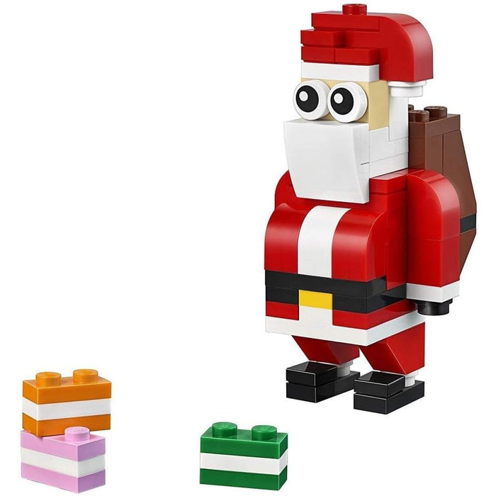 Конструктор LEGO Creator - Jolly Santa 30478, 74 деталі, фігурка Санти