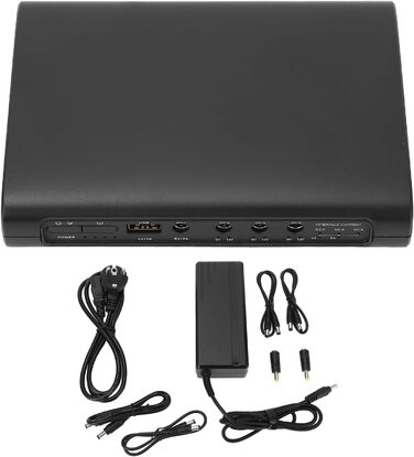 Джерело безперебійного живлення (UPS) з акумулятором 25600mAh, 94.72Wh, 5V/9V/12V, 5 виходів (EU-штекер)