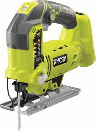Акумуляторний лобзик Ryobi R18JS-0 ONE 18 В з пропилом урівень, без акумулятора та зарядного пристрою