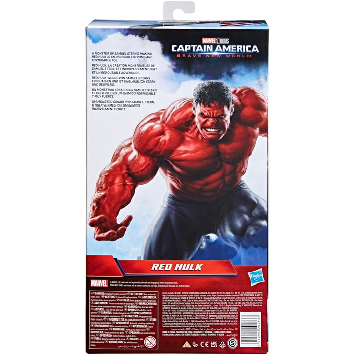 Капітан Америка Чудовий новий світ, фігурка червоного Халка з серії Titan Hero Series Deluxe