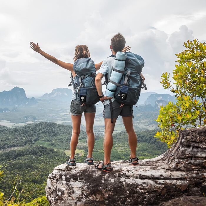 Рушник для подорожей Outdoor з бамбуковим вугіллям, надлегкий та абсорбуючий зручніший, ніж рушники з мікрофібри ідеальний спортивний рушник, рушник для ванни, пляжний рушник, рушник для сауни для подорожей та фітнесу