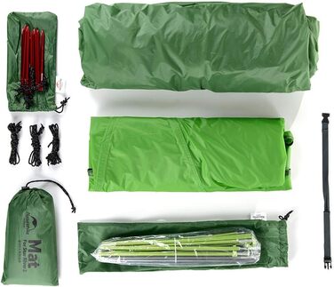 Намет Naturehike Star-River, двомісний намет на 2 особи, надлегкий намет, для походів, водонепроникний, для пішого туризму, кемпінговий намет, 20D, зелений