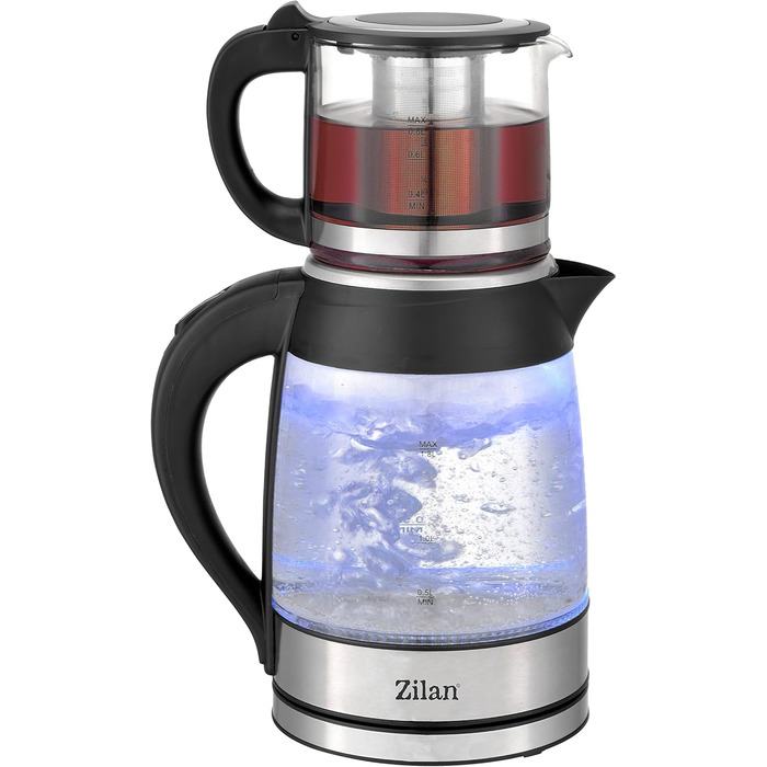 Чайник 100 без бісфенолу А Безпечне скло Фільтр від накипу 2200 Вт Захист від перегріву Чай Виробник чаю Чайна машина Чайник Виробник чаю Чайник для води