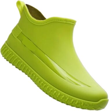 Чоловічі гумові чоботи, гумові чоботи з коротким халявою, низьке робоче взуття, кухонне взуття, зносостійкі водонепроникні чоловічі чоботи, чорні, розмір 43 EU