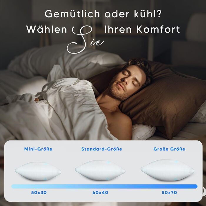 Подушка з піни з ефектом пам&39яті - регульована по висоті подушка з подрібненою піною з ефектом пам&39яті, подушка для шиї, подушка для сну на боці, подушка для підтримки шиї, 60x40x20 см