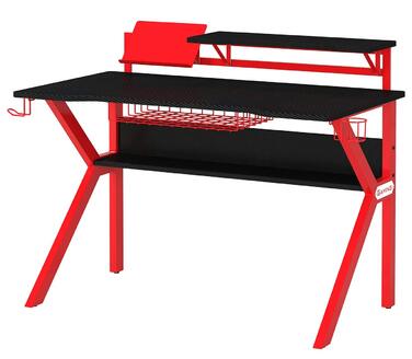 Комп&39ютерний стіл чорний/червоний - GT-006/8394
