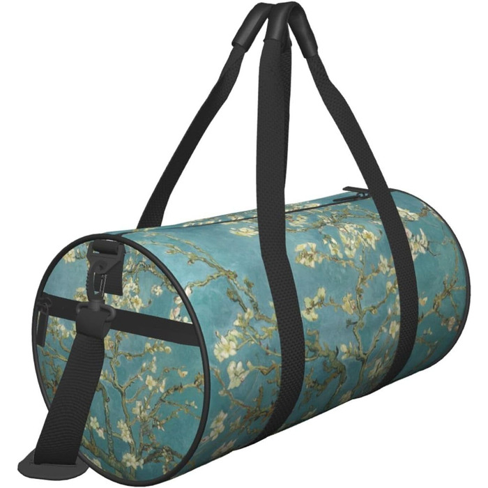 Дорожня сумка Квітка Мигдалю великої місткості Легка та міцна Ідеальний подарунок для походів, відпусток, ділових поїздок та іншого