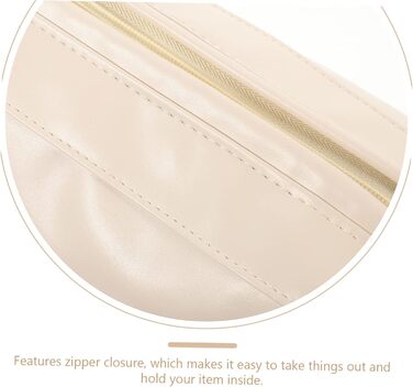 Портативна косметична сумка Шкіряна сумка на блискавці для подорожей туалетна сумка для жінок макіяж сумка органайзер з відділення