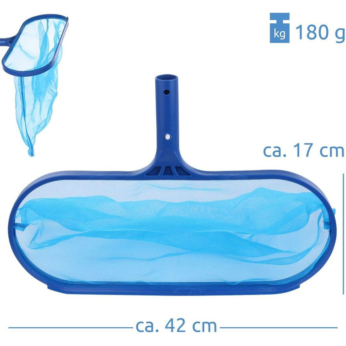 Набір для чищення басейну GEAR Pool Cleaning Set PCS - 6-предметний набір для чищення басейну з жердиною, підсаком, щіткою, пилососом для підлоги, дозатором