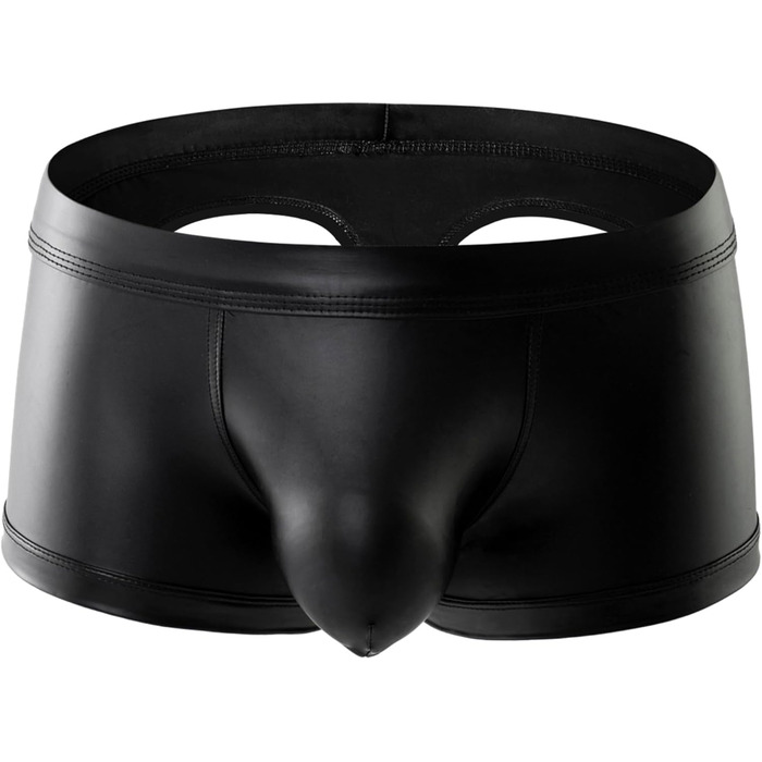 Чоловічі боксерки Generisch, з PU-шкіри, еластичні, відкриті, розмір L