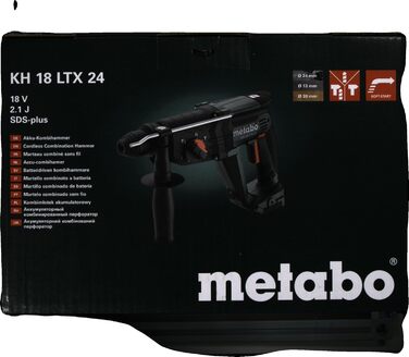 Акумуляторний перфоратор Metabo KH 18 LTX 24 SDS-Plus 18 В