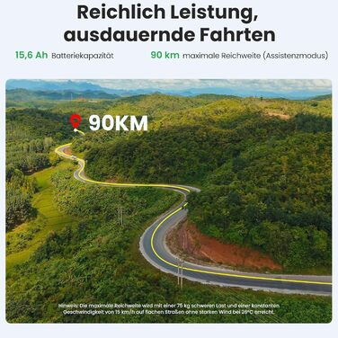 Міський електровелосипед Touroll B1 26 дюймів з двигуном 250 Вт та акумулятором 36 В 15,6 Аг