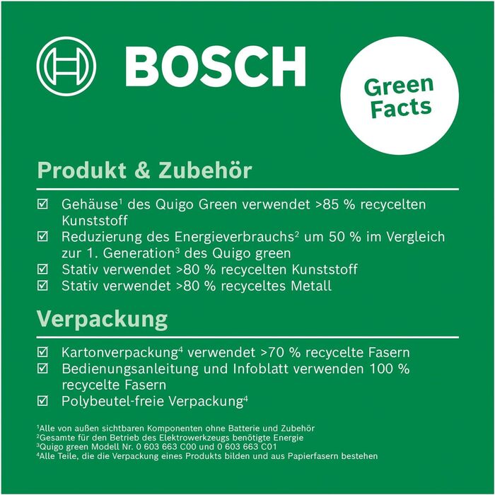 Хрестоподібний лазерний рівень Bosch Quigo Green II (Новий) з штативом