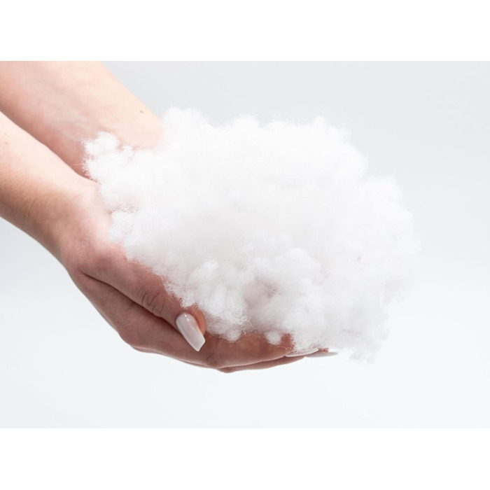 Антиалергенна подушка ZOLLNER із зигзагоподібним стеганням, 60x80 см - наповнювач з поліестеру - дихаючий чохол зі змішаної тканини - можна прати при температурі до 95C - готельна якість, біла, 60 x 80 см