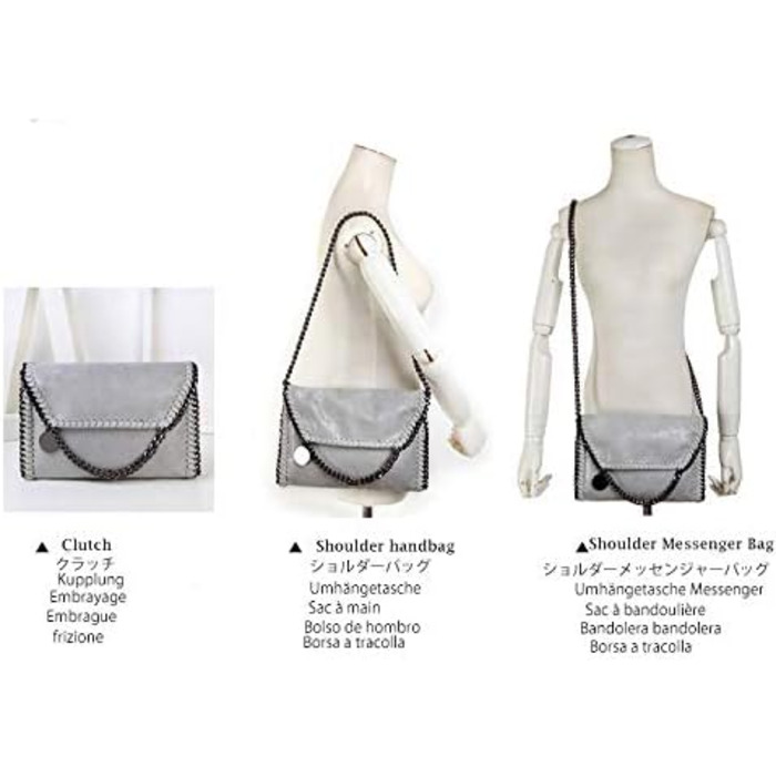 Жіноча сумка-месенджер MZBoutiques з ланцюжком, повсякденна, зі штучної шкіри (Золота)