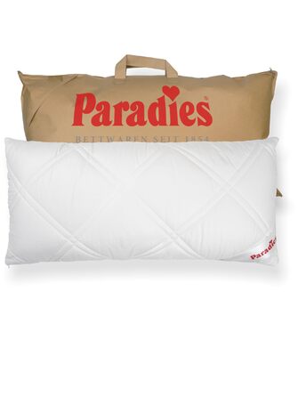 Подушка PARADISE 40x80 см зі стьобаним чохлом - Softy Top Plus Organic, стьобана подушка на блискавці 40 x 80 см 1