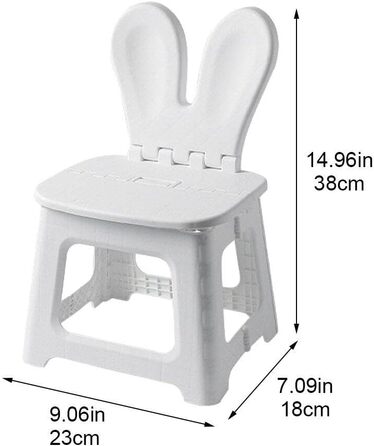 Складаний дитячий стілець зі спинкою, скандинавський табурет, пластиковий табурет-сходинка, робочий стілець, низький стілець для вітальні, меблі для патіо