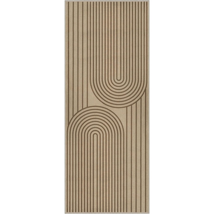 Доріжка для передпокою 80x200 см, кухонний килимок під джут, килимок для передпокою, який можна прати, нековзка кухонна доріжка, коричневий килимок для вулиці для кухні, вітальні, спальні, передпокою, входу, балкону, коричневий 80 x 200 см (прямокутний)