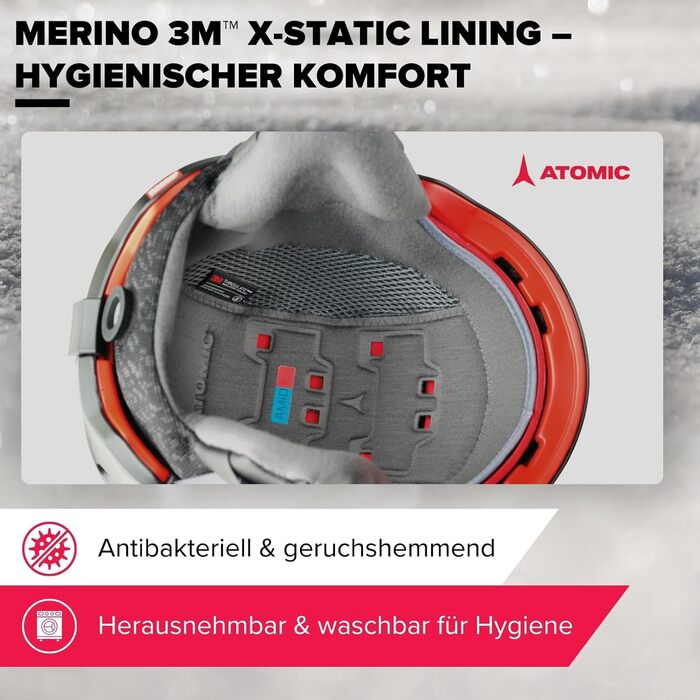 Лижний шолом Atomic REVENT LITE 59-63 чорний