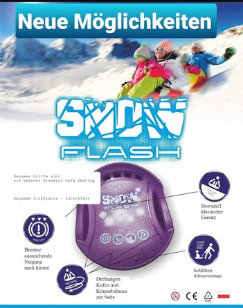 Санки Дитячі снігова гірка Снігопланер Снігокат Санки Дитячі санчата СИНІ