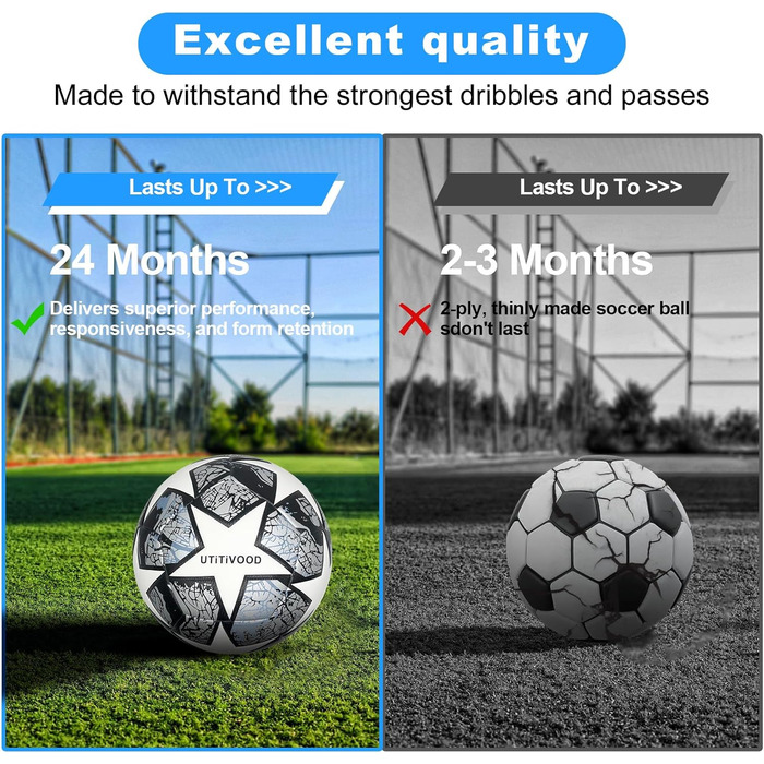 Футбольний м&39яч розміру 5 Футбольні подарунки для хлопчиків Білий Сірий