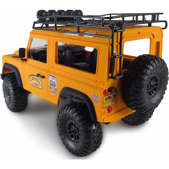 Ліцензійний всюдихід Land Rover, масштабована модель 112, 4WD, RTR, жовтий, 22565 D90X12