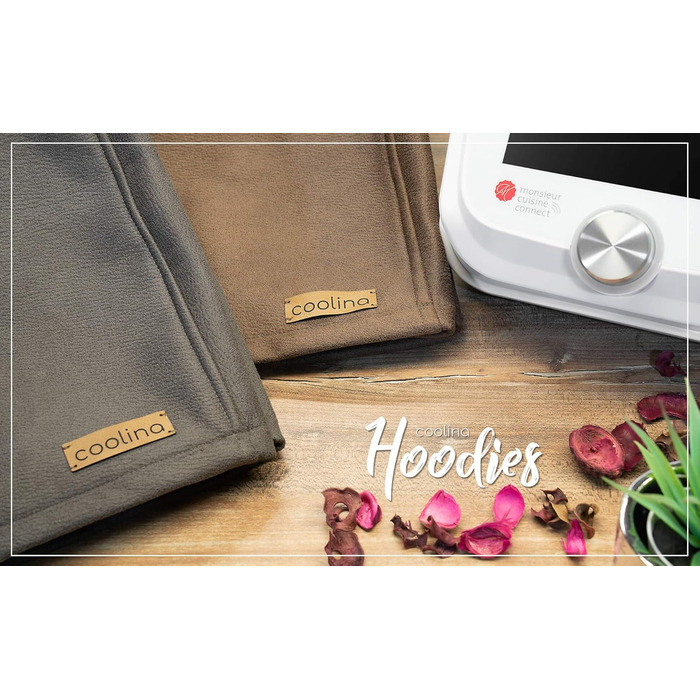 Худі coolina в кольорі антрацит - захисний чохол, що підходить для Monsieur Cuisine Connect (MCC) і Smart (MCS)